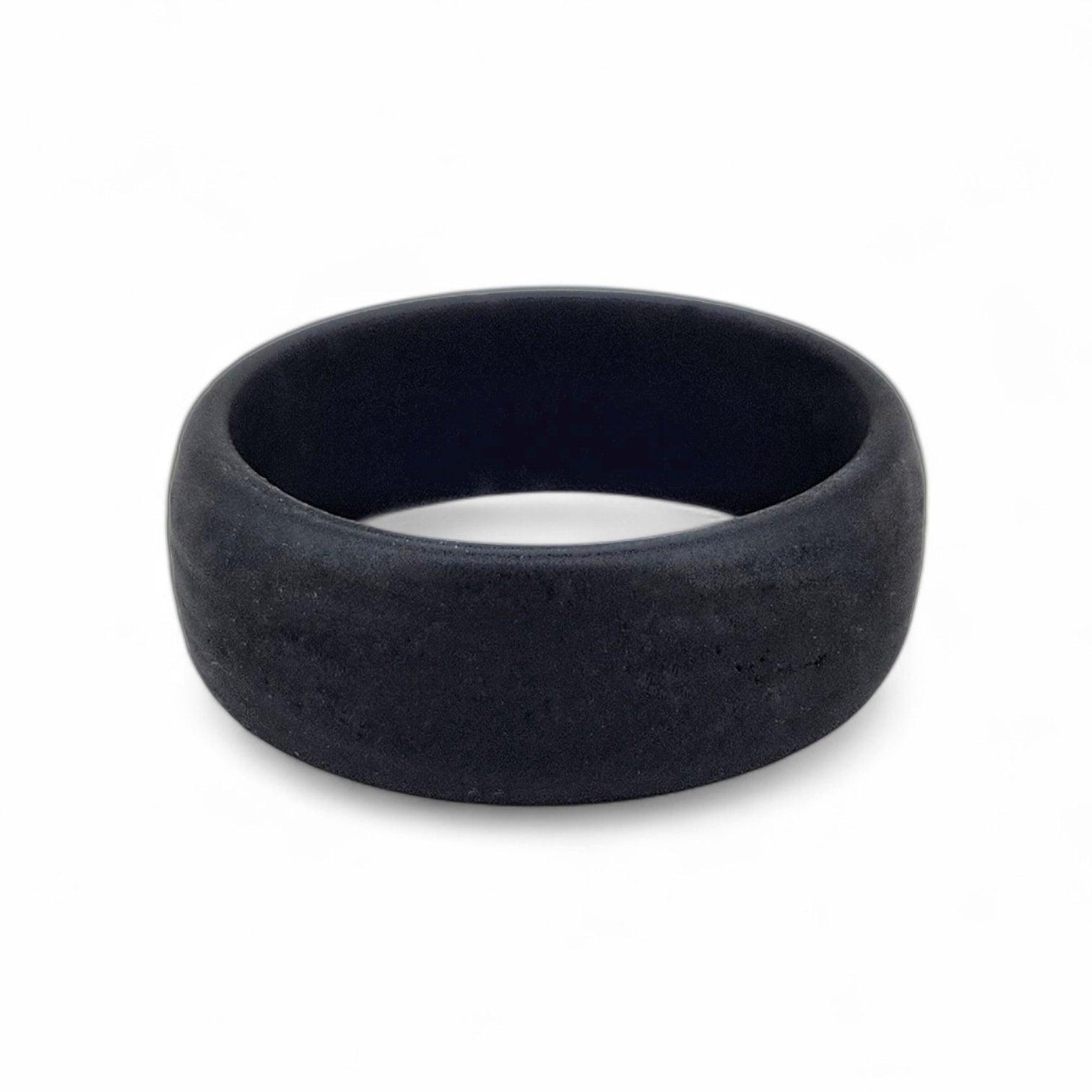 Included black silicone ring for work and active wear with tungsten band purchase